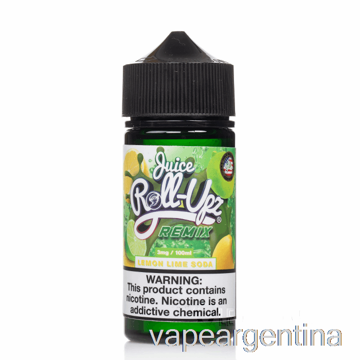 Refresco De Lima Limon - Jugo Roll Upz Remix - 100ml 6mg Vape Descartable